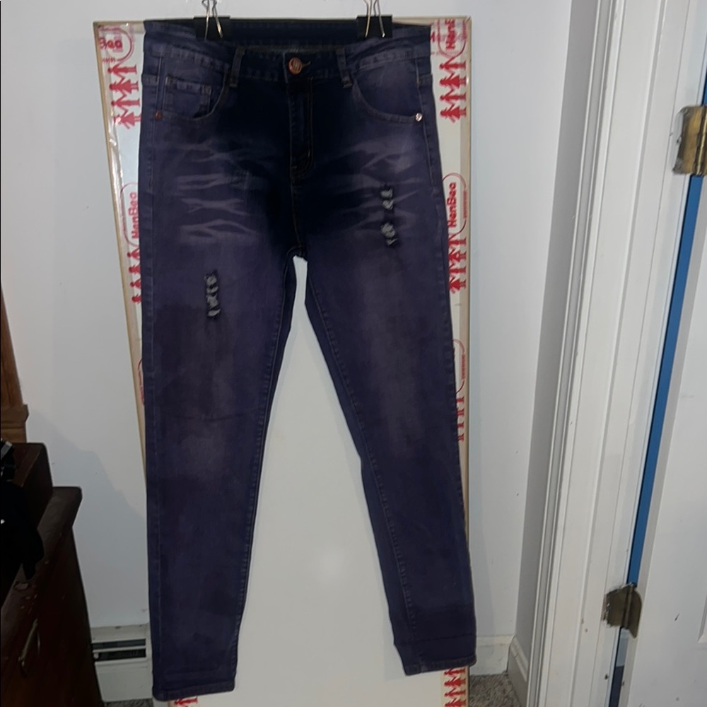 Men's Slim Fit Jeans - Dark Blue